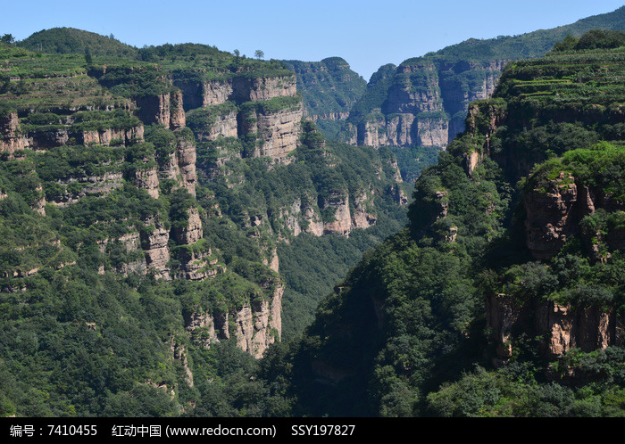 夏日太行山谷图片