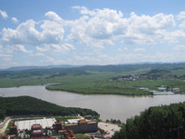 江河自然风景图片