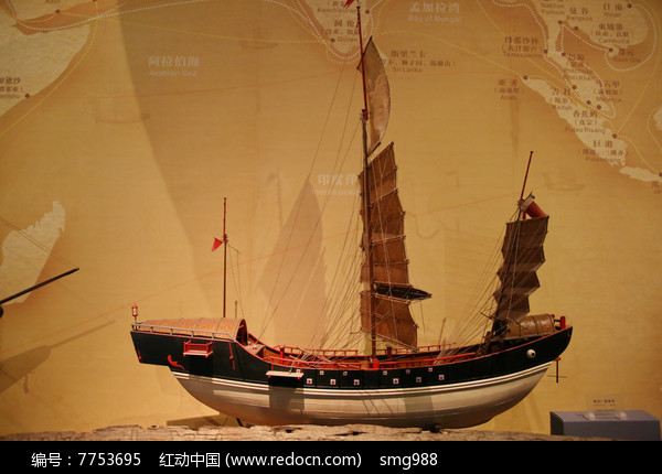 明代广船模型
