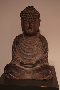 文物石佛头像