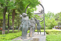 雕塑欧洲音乐师