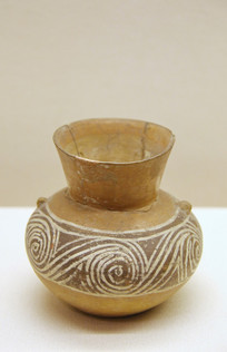 大汶汶口文化的涡纹彩陶壶