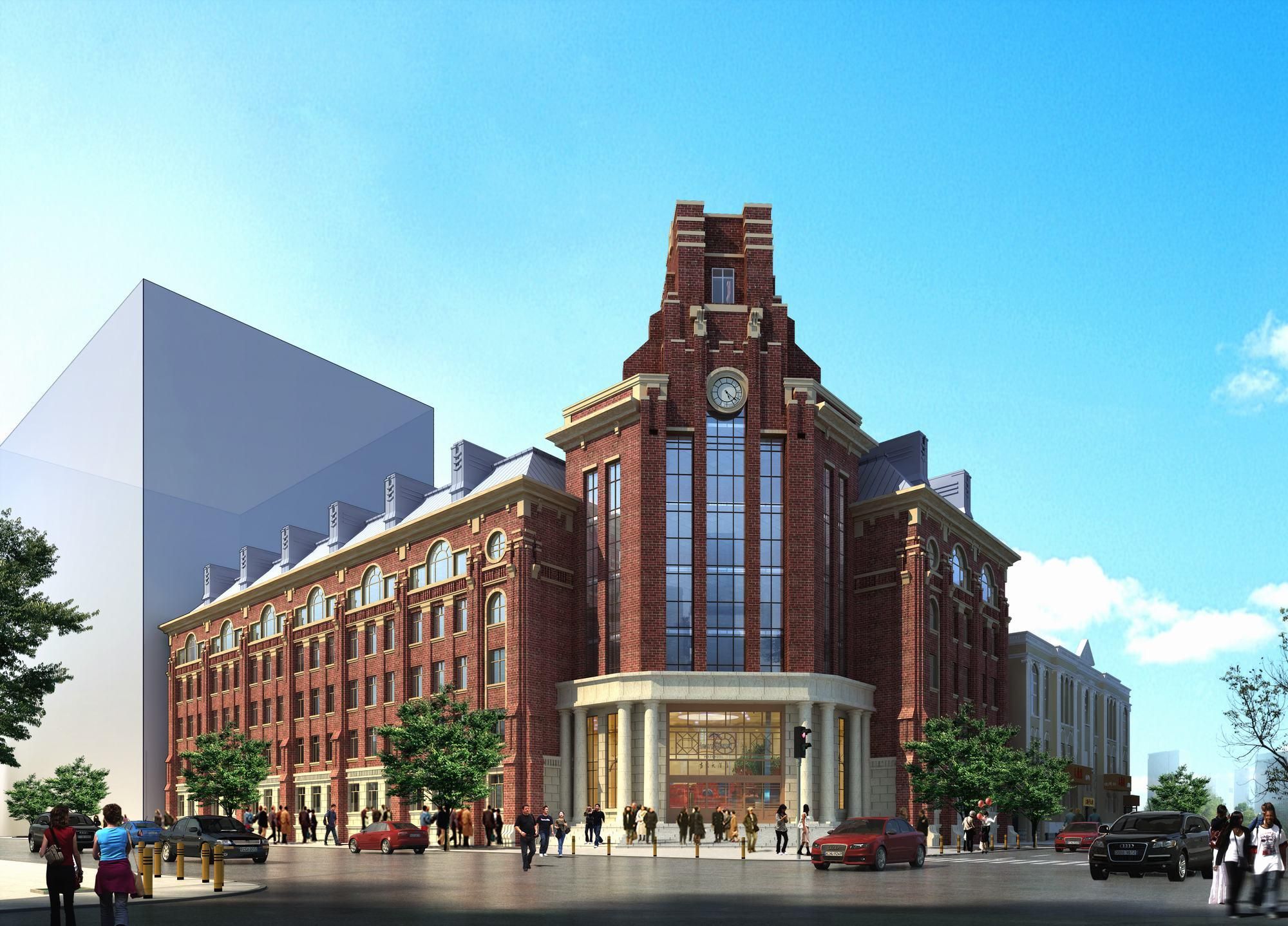 小区鸟瞰案例图片 - 三力建筑表现的空间 - 红动中国设计空间-三力