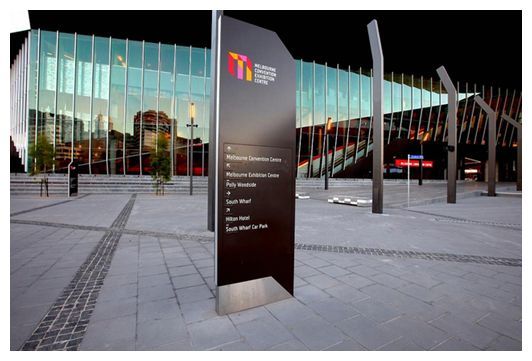 【天策标识分享】墨尔本会展中心导视设计