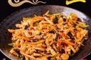 鱼香肉丝美食海报