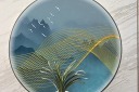 圆形抽象线条装饰画