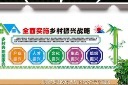 全面实施乡村振兴战略文化墙设计