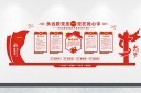 权力义务制度职责党建文化墙 