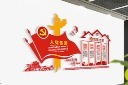 社区入党誓词文化墙