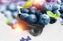 新鲜蓝莓水果海报图片