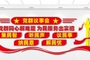 党群议事会文化墙图片