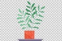 卡通绿植盆栽元素