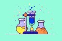 开学化学用具素材