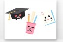 开学季拟人文具图片