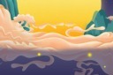 月满中秋背景图模板
