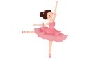 卡通芭蕾舞元素图片