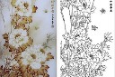 清新简约竹报平安雕刻图