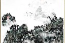 现代风景水墨装饰画