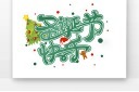 绿色圣诞节艺术字图片
