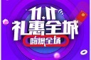 精美双十一折扣海报模板