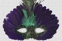 双十二面具免抠图模板