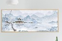 古风雪景装饰画