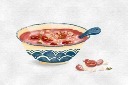 腊八节一碗腊八粥插画