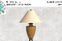 白色现代台灯模型图片