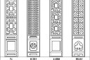 装饰家具花格cad