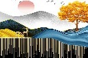 麋鹿装饰画