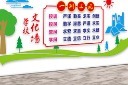 彩色一训三风文化墙