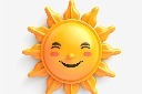 卡通太阳插画
