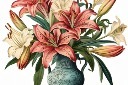 花瓶里的鲜花素材图片