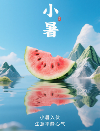 小暑海报