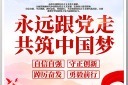 永远跟党走共筑中国梦党建标语海报