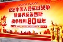 抗日战争纪念日反法西斯战争胜利80周年模板