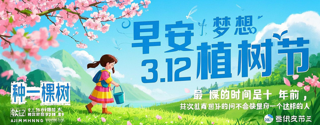 早安梦想3.12植树节