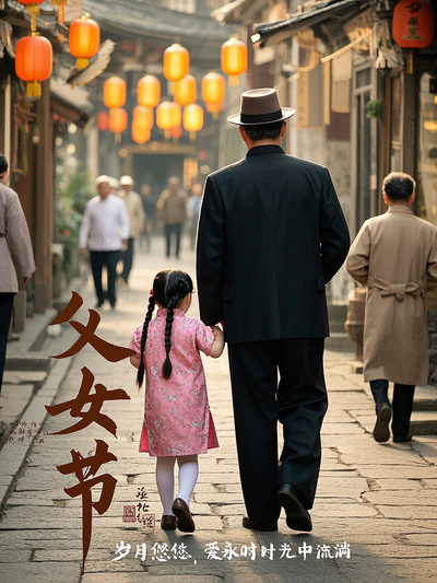 民国岁月的父女情