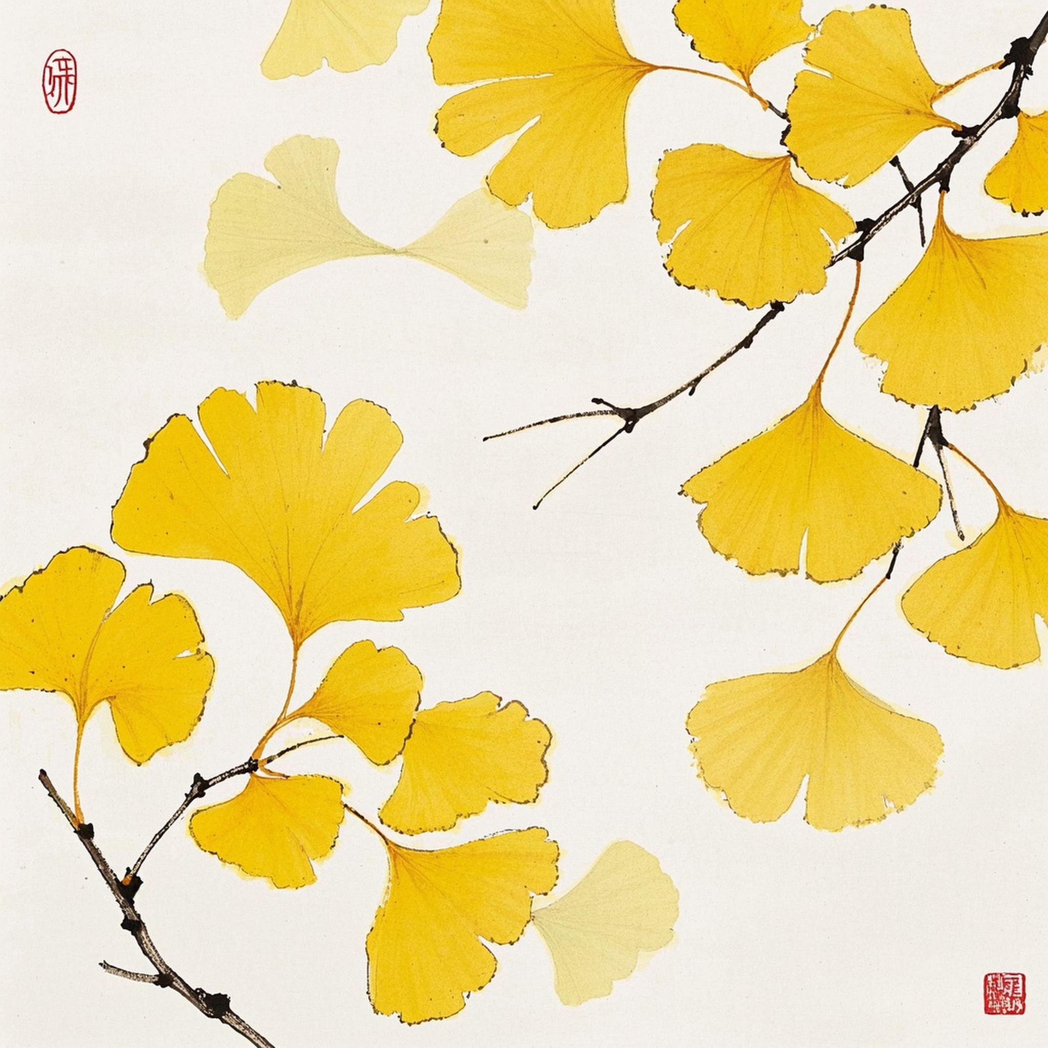 中国风银杏