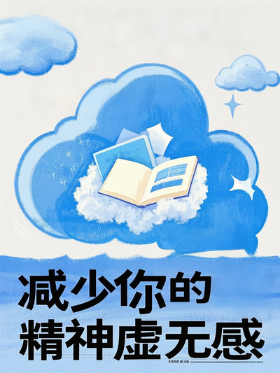 小红书封面 | 干货！摆脱精神虚无感的秘诀