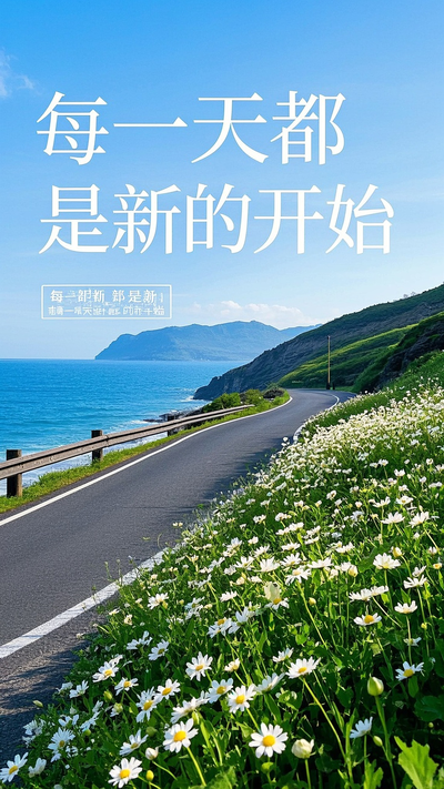 早安海报