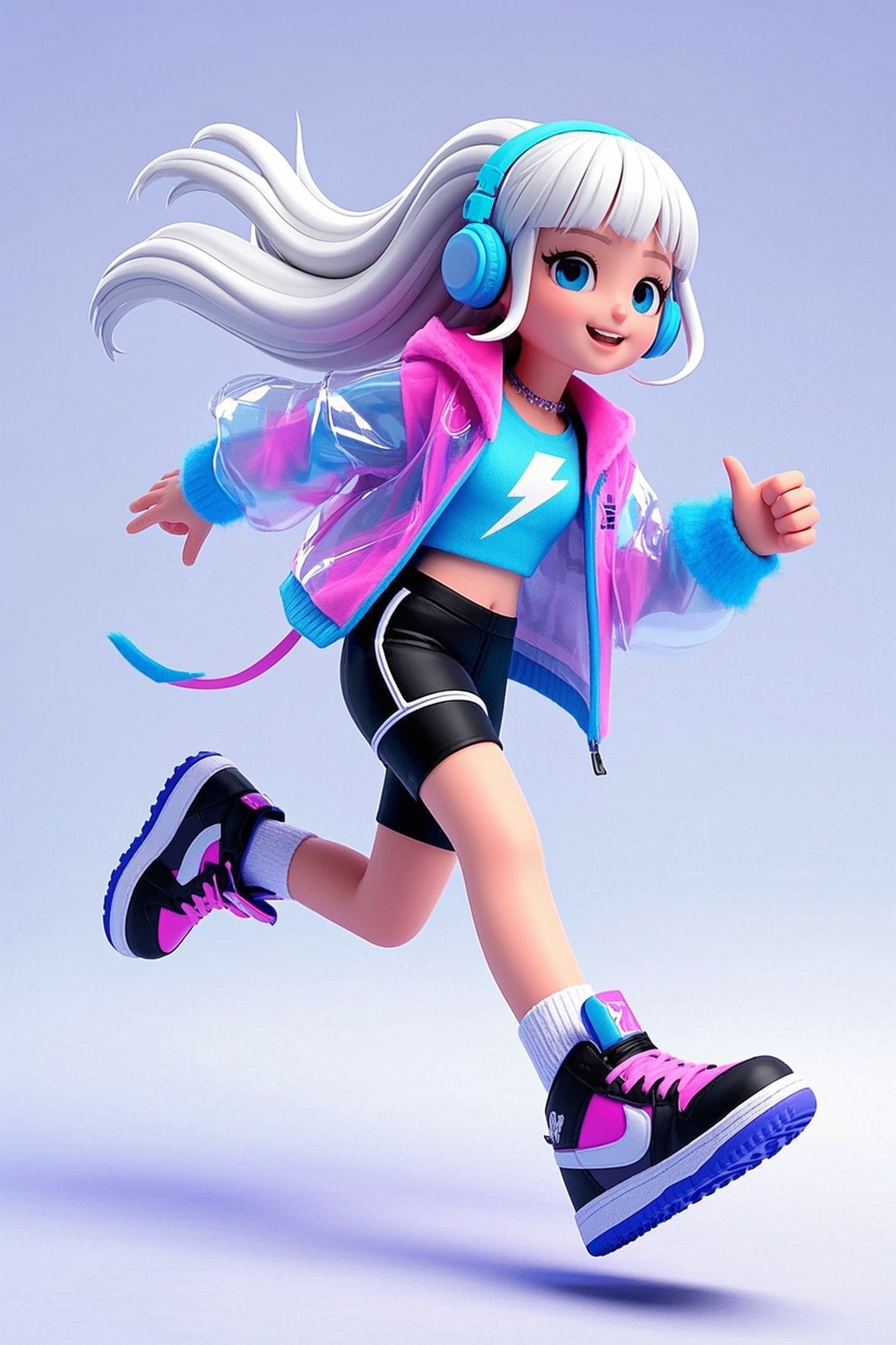 3D plush style艺术少女