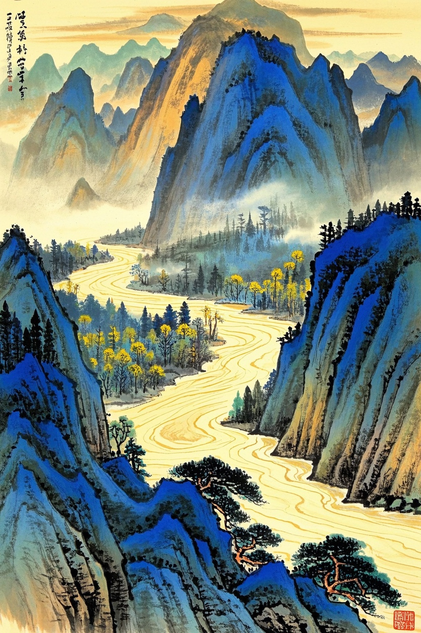 中国传统山水画