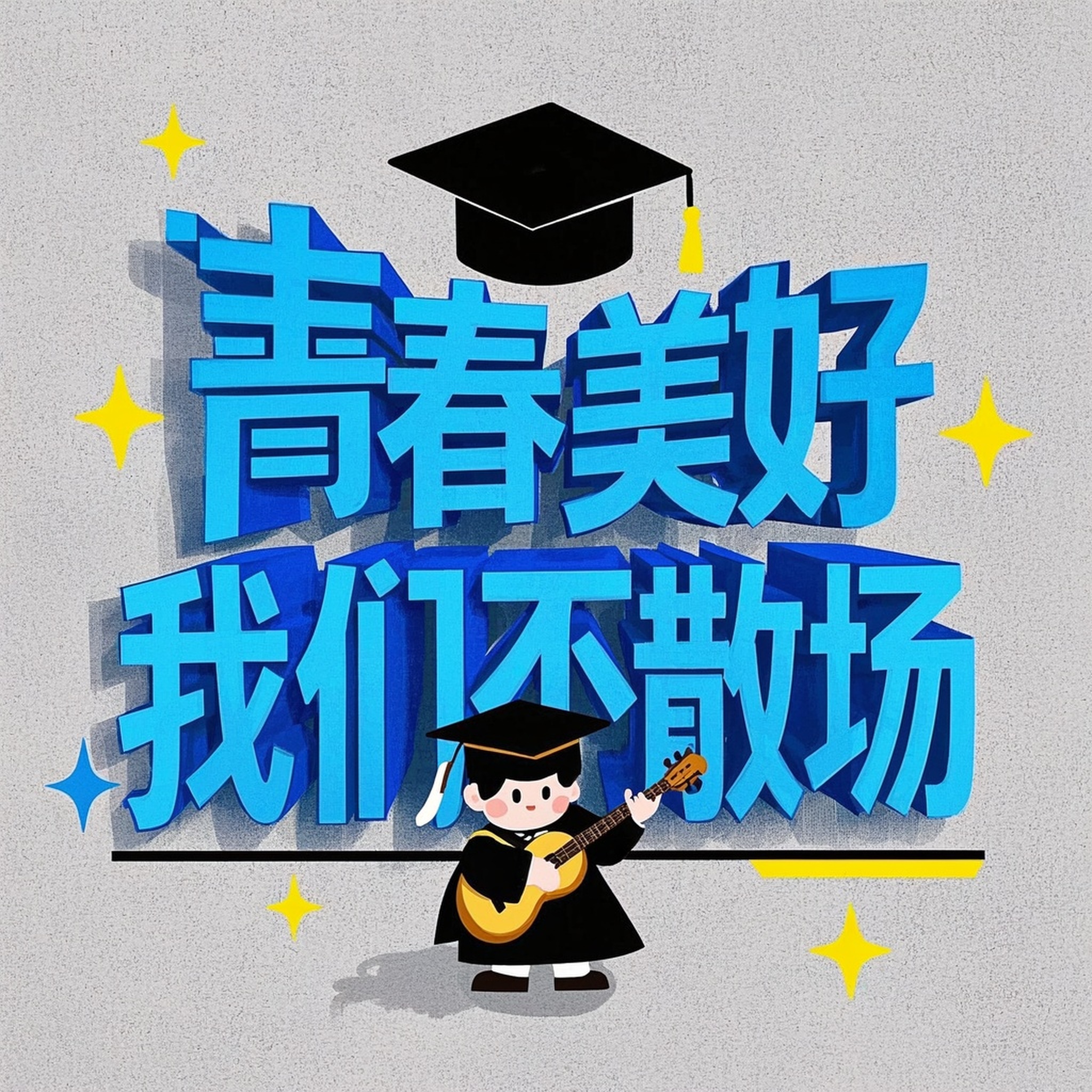 毕业季艺术字