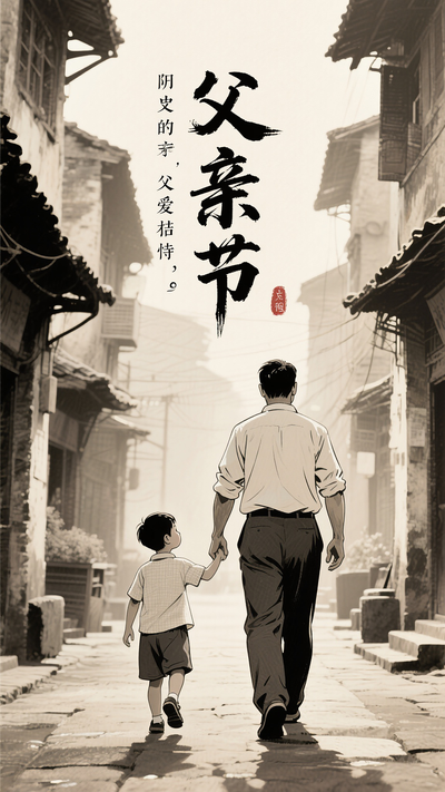 父亲节海报