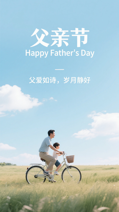 父亲节海报