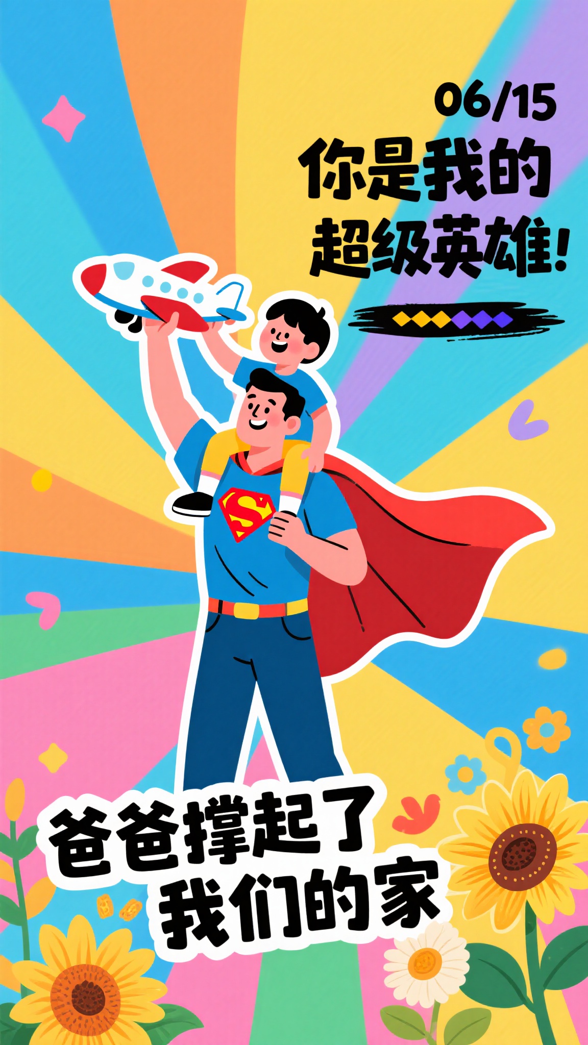 父亲节海报