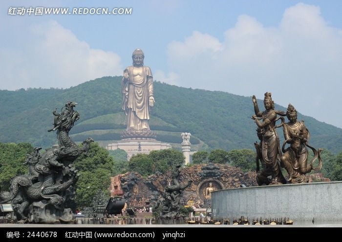 灵山大佛雕塑图片