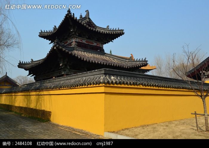 ��ɫ��ǽ�͹Ž���ͼƬ