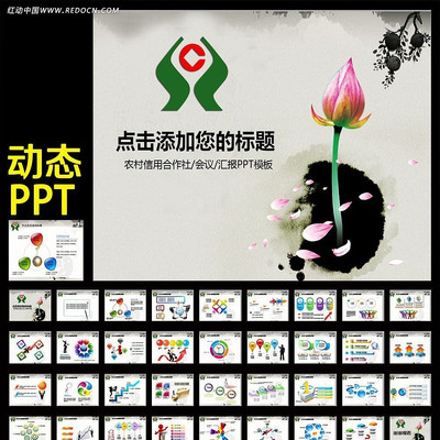 �й��ź����ж�̬PPTģ�� ppt